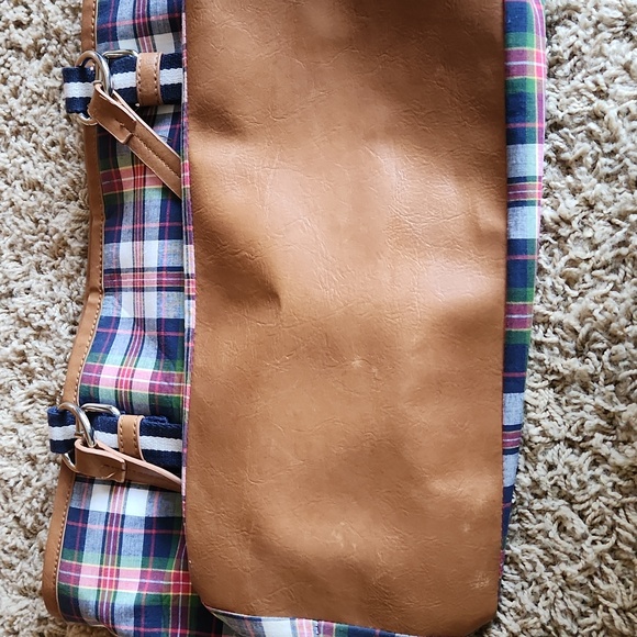 Tommy Hilfiger multicolored plaid tote bag - Picture 10 of 12